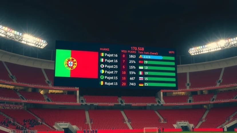 Poängställning i Portugals herrlandslag i fotboll